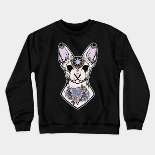 Cat with tatts Crewneck Sweatshirt